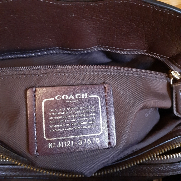 Coach Mercer Satchel 24 Bag Brown OS Coach - Picture 2 of 5
